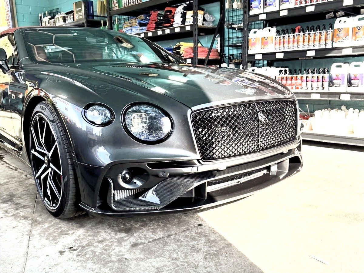 Bentley Continental after detailing at Gibson