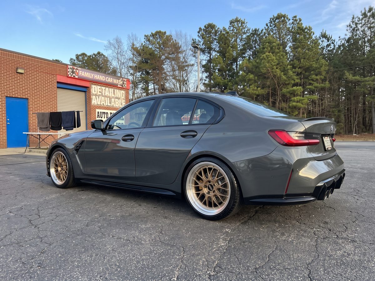 Sport sedan after detailing at Gibson